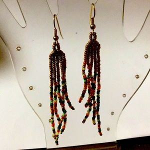 Homemade earrings.